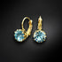 Earrings "Shining Aquamarine" with Swarovski™ crystals